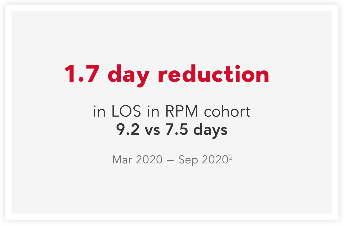 1.7 LOS Reduction